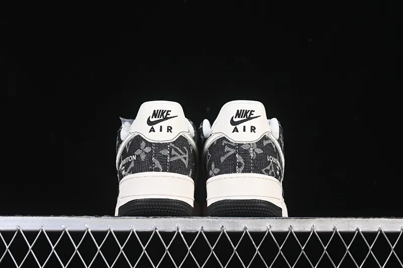 All categories Nk Air Force 1 Air Force series Nk Air Force 1 Low Air Force low-top Nike Air Force 1'07 Low LV co-branded denim beige and black stitching Air Force 1 low-top casual sneakers MZ9588-815